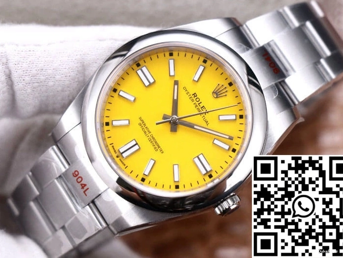 41MM Oyster M124300-0004 EW Yellow Rolex Dial Factory Perpetual 0501